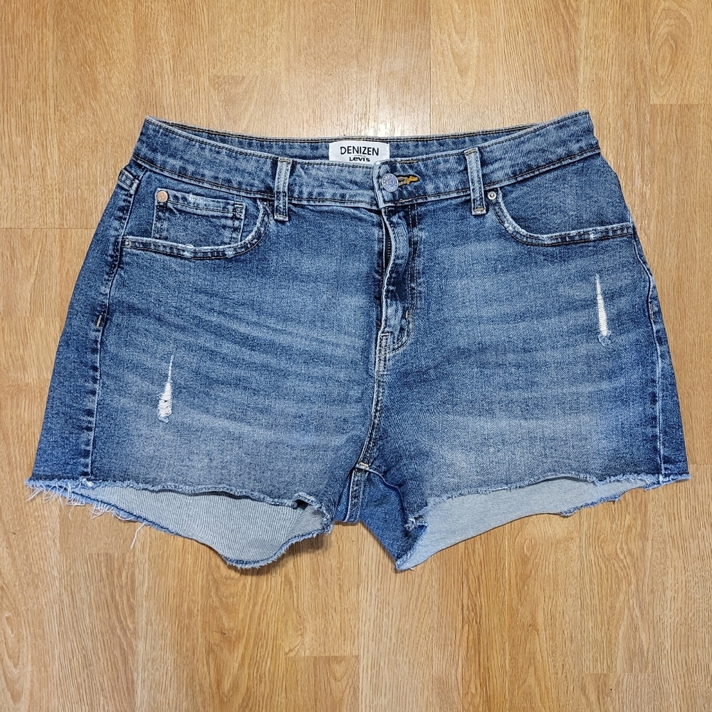 Denizen Levis Jean Shorts High Rise Cut Off W31 Size 12